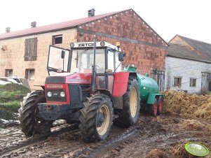 Zetor 12245 ZTS & Beczkowóz