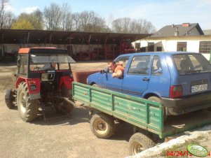 Zetor 3320 + przyczepa 