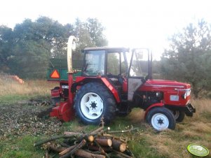 Zetor 4718 + rębak