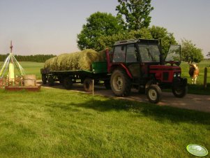 Zetor 5211 + 2 przyczepy