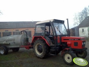 Zetor 5211 +  beczkowóz