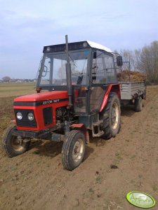 Zetor 5211 i Rozrzutnik obornika