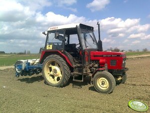 Zetor 5211 i siewnik 