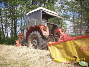 Zetor 5211 i zgrabiarka Fella 