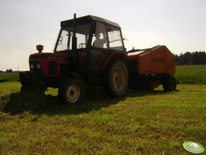 Zetor 5211 + prasa Rivale