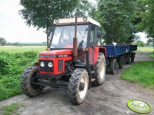 Zetor 5245 + 2 przyczepy