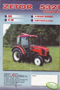 Zetor 5321 Super - Prospekt