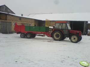 Zetor 5340 + rozrzutnik N800