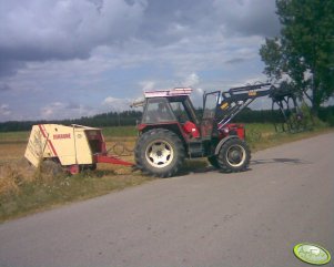 Zetor 6245 + Krone 125