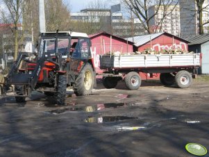 Zetor 6245 + przyczepa