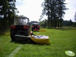 Zetor 6340 & 7211 z kosiarkami