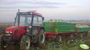 Zetor 6340 + dwie przyczepy
