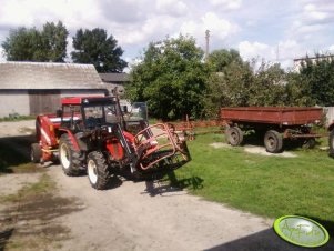 Zetor 6340 i Prasa Metal-Fach 