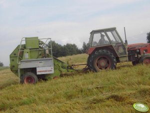 Zetor 6911 + Claas Rollant 44s