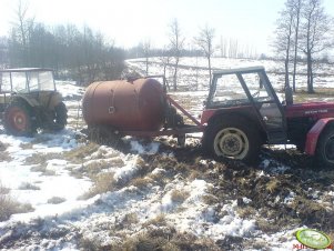 Zetor 6945 + beczka 4000l