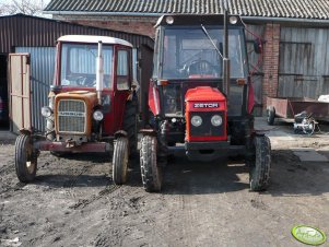 Zetor 7011 i Ursus C-330