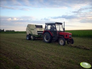 Zetor 7011 + Krone 8-16s