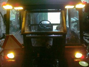 Zetor 7011 - oświetlenie robocze