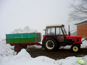 Zetor 7011 + przyczepa