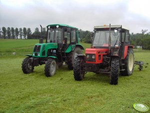 Zetor 7045 i Belarus 820