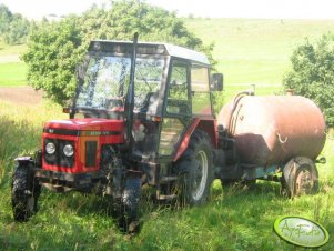 Zetor 7211 + beczka 2000L