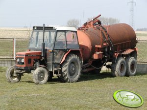 Zetor 7211 + beczkowóz