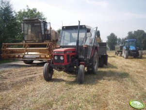 Zetor 7211 + Bizon Z056 + New Holland TD5030