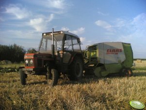 Zetor 7211 + Claas Rollant 46