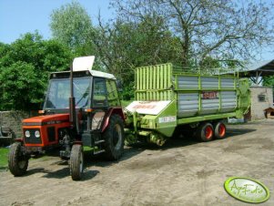 Zetor 7211 + Claas