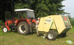 Zetor 7211 i Krone KR125