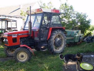 Zetor 7211 + prasa John Deere 342