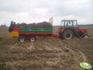 Zetor 7211 + Rozrzutnik 6t