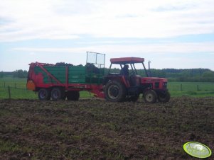 Zetor 7211 + rozrzutnik