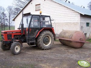 Zetor 7211 z wałem łąkowym