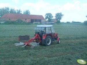 Zetor 7211 + zgrabiarka Fahr