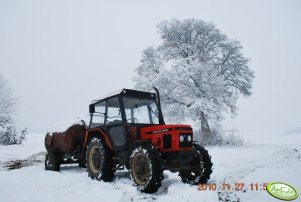 Zetor 7245 + Beczka