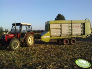 Zetor 7245 + Claas Sprint
