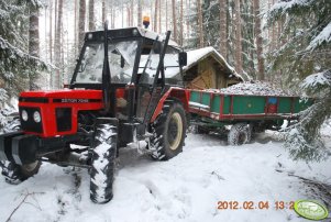 Zetor 7245 i Autosan d-35