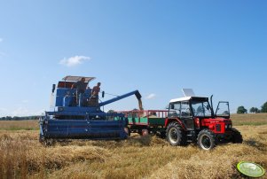 Zetor 7245 i Bizon Z056