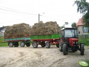 Zetor 7245 i przyczepy 