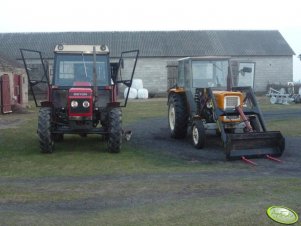 Zetor 7245 i Ursus C-360 + tur