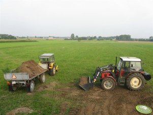 Zetor 7245+ Metal-Fach& Ursus c-360+ Sanok D 35M