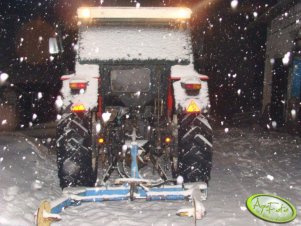 Zetor 7245 + nośnik bel