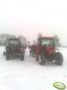 Zetor 7245 oraz  Proxima 8441