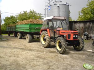 Zetor 7245 + przyczepy