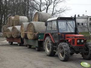 Zetor 7245 + przyczepy