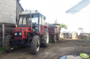 Zetor 7245 + rozrzutnik