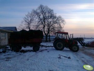 Zetor 7340 & Hydrometal AT20 & przyczepa