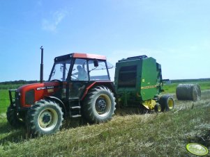 Zetor 7340 + John Deere 580