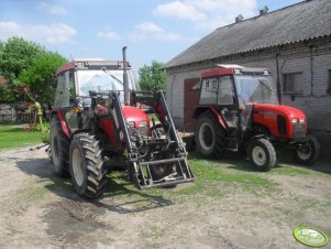 Zetor 7340 + MetalFach & Claas i Zetor 5320 & Meduza